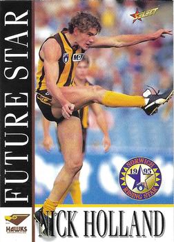 1996 Select AFL #205 Nick Holland Front